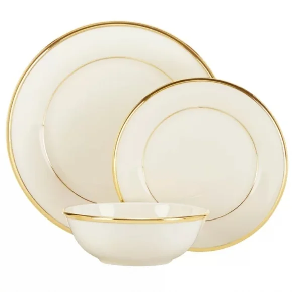 Lenox Eternal 3 piece Place Setting - Picture 1 of 1